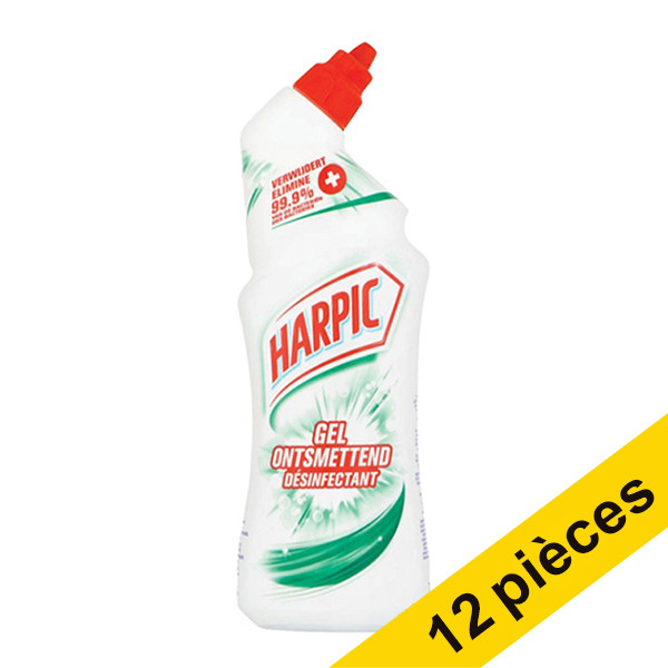 Offre: 12x Harpic Gel nettoyant désinfectant pour toilettes  (750 ml) SHA00064 - 1