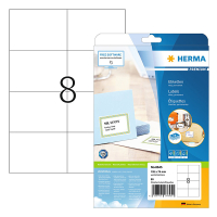 Étiquettes adhésives permanentes Herma Premium 8645 A4 105 x 74 mm blanches (80 étiquettes) 230540