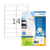 Herma 10731 étiquettes universelles recyclées A4 99,1 x 38,1 mm (1120 étiquettes) - blanc 230840 - 1