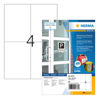 Herma 10773 étiquettes imprégnées résistantes aux intempéries A4 105 x 148 mm (320 étiquettes) 230732
