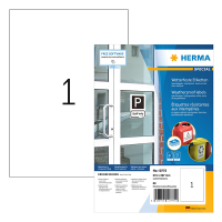 Herma 10775 étiquettes imprégnées résistantes aux intempéries A4 210 x 297 mm (80 étiquettes) 230734