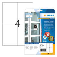 Herma 10796 étiquettes imprégnées résistantes aux intempéries A4 105 x 148 mm (80 étiquettes) 230735