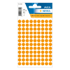 Herma 1844 pastilles de marquage Ø 8 mm (540 étiquettes) - orange fluo 230421 - 1