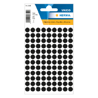 Herma 1849 pastilles de marquage Ø 8 mm (540 étiquettes) - noir 230422