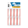 Herma 1902 étiquettes de badge nominatif 54 x 19 mm (16 étiquettes) - blanc/rouge 230969 - 1