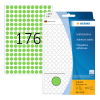 Herma 2215 pastilles de marquage Ø 8 mm rondes (5632 étiquettes) - vert 230721 - 1