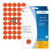 Herma 2252 pastilles de marquage Ø 19 mm rondes (1280 étiquettes) - rouge 230709 - 1