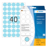 Herma 2253 pastilles de marquage Ø 19 mm rondes (1280 étiquettes) - bleu 230706 - 1