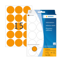 Herma 2274 pastilles de marquage Ø 32 mm (360 étiquettes) - orange fluo 230924