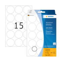 Herma 2277 étiquettes inviolables Ø 32 mm (240 étiquettes) - transparent 230902