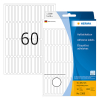 Herma 2300 étiquettes multi-usages 5 x 35 mm (1920 étiquettes) - blanc 230426 - 1