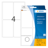 Herma 2490 étiquettes multi-usages 52 x 82 mm (128 étiquettes) - blanc 230436 - 1