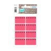 Herma 3772 étiquettes de congélation 26 x 40 mm (48 étiquettes) - rouge fluorescent 230940 - 1