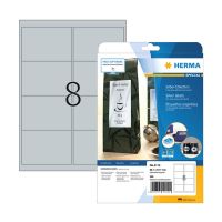 Herma 4114 étiquettes en film résistantes aux intempéries A4 99,1 x 67,7 mm (200 étiquettes) - argent 231034