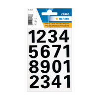 Herma 4168 étiquettes 0-9 25 mm (32 étiquettes) - noir 230945