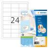 Herma 4262 Premium étiquettes A4 64,6 x 33,8 mm adhésif permanent (2400 étiquettes) - blanc 238466 - 1