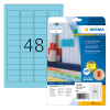 Herma 4368 étiquettes amovibles A4 45,7 x 21,2 mm (960 étiquettes) - bleu 230478 - 1