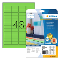 Herma 4369 étiquettes amovibles A4 45,7 x 21,2 mm (480 étiquettes) - vert 230778