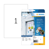 Herma 4577 étiquettes en film résistantes aux intempéries amovibles A4 210 x 297 mm (20 étiquettes) - blanc 230853