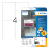 Herma 4583 étiquettes en film résistantes aux intempéries A4 105 x 148 mm (40 étiquettes) - blanc 230747 - 1