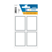 Herma 5713 étiquettes scolaires 40 x 55 mm (24 étiquettes) - blanc/gris 230929