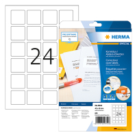 Herma 9642 Etiquettes code QR A4 40 x 40 mm (600 étiquettes) - blanc 230535