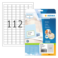 Herma Premium 4334 étiquettes adhésives permanentes A4 25,4 x 16,9 mm (2800 étiquettes) - blanc 230589