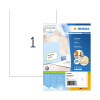 Herma Premium 4428 étiquettes adhésives permanentes 210 x 297 mm (100 étiquettes) - blanc 238354 - 1