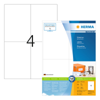 Herma Premium 4627 étiquettes adhésives permanentes A4 105 x 148 mm (800 étiquettes) - blanc 230563