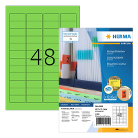 Herma Special 4549 permanent hechtende etiketten A4 45,7 x 21,2 mm groen (4.800 etiketten) 230781