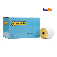 Honeywell étiquettes d'expédition FedEx (800284-605) 102 x 152 mm (12 rouleaux) marque 123encre 653317