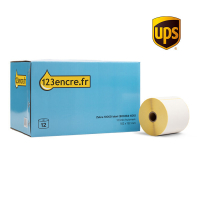 Honeywell étiquettes d'expédition UPS (800284-605) 102 x 152 mm (12 rouleaux) marque 123encre 653197