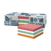 Info Notes notes autocollantes recyclées 75 x 75 mm (2 x 400 feuilles) - assorti 303227 - 1