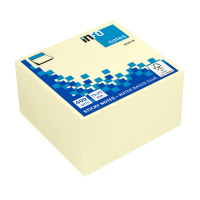 Info Notes notes autocollantes recyclées 75 x 75 mm (400 feuilles) - jaune 303233