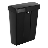 Intersteel boîte aux lettres avec serrure en plastique - noir mat K010808021
