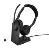 Jabra Evolve2 55 Link380c MS casque stéréo sans fil avec station de charge 401073 - 1