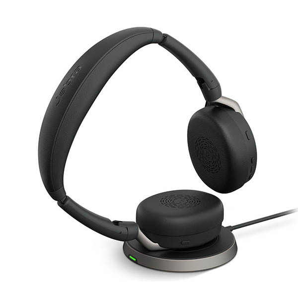 Jabra Evolve2 65 Flex Link380c MS casque stéréo sans fil avec station de charge 401078 - 1