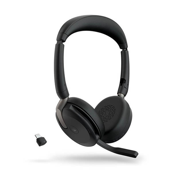 Jabra Evolve2 65 Flex Link380c MS casque stéréo sans fil avec station de charge 401078 - 2