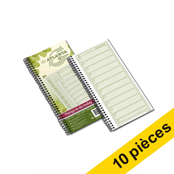 Offre : 10x Jalema things to do today (80 feuilles) - vert 234665 - 1