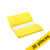 Offre : 3x Jalema Secolor Pocket-file pochette documents en carton folio (10 pièces) - jaune
