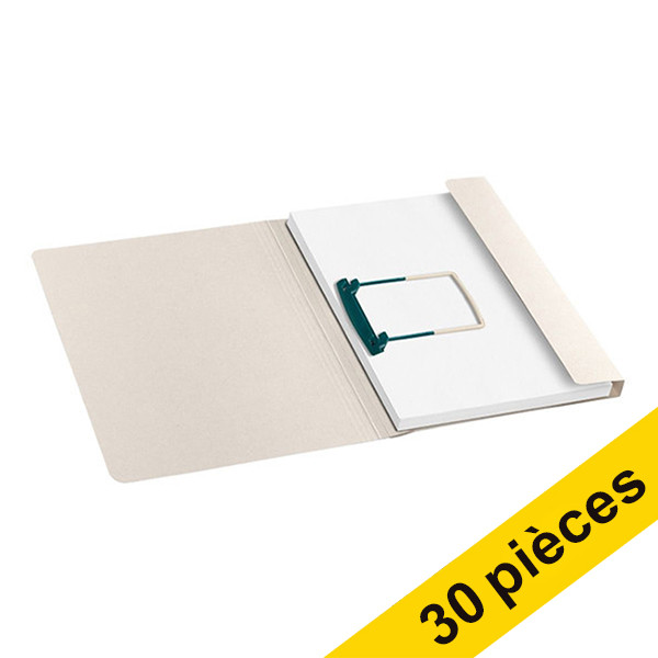 Offre : 3x Jalema Secolor Tree Free Clipex chemise Folio (10 pièces) - gris 234830 - 1