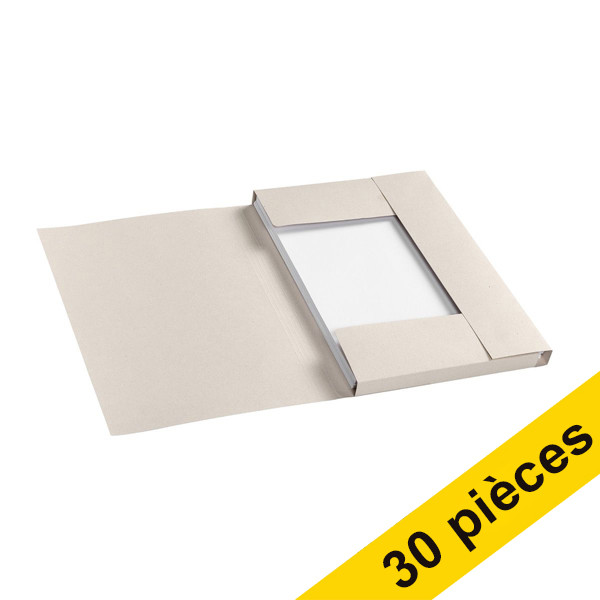 Offre : 3x Jalema Secolor Tree Free chemise à rabats (10 pièces) - gris 234802 - 1