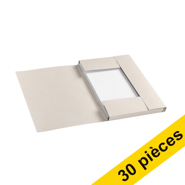 Offre : 3x Jalema Secolor Tree Free chemise à rabats A4 (10 pièces) - gris 234794 - 1