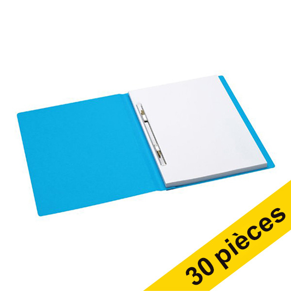 Offre : 3x Jalema Secolor chemise à glissière A4 (10 pièces) - bleu 234831 - 1