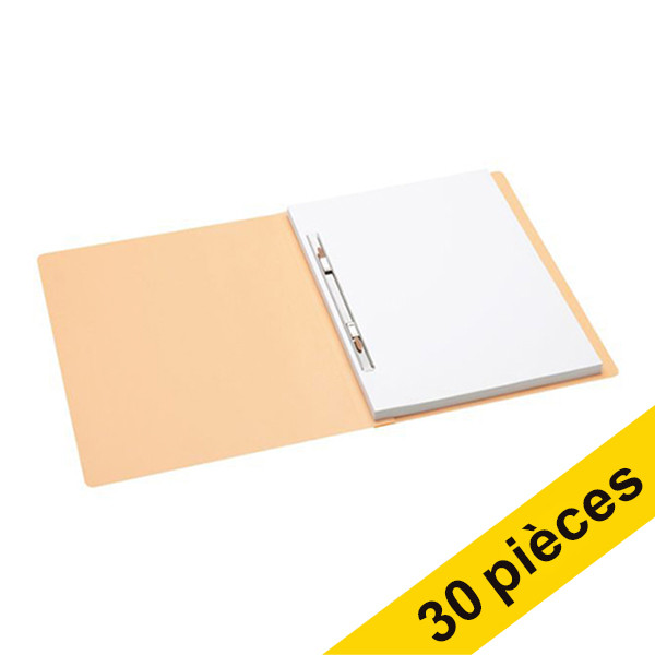 Offre : 3x Jalema Secolor chemise à glissière A4 (10 pièces) - chamois 234835 - 1