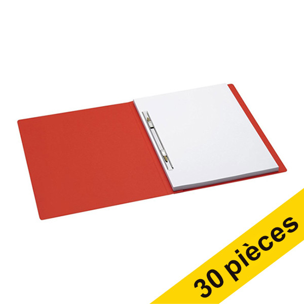 Offre : 3x Jalema Secolor chemise à glissière A4 (10 pièces) -  rouge 234833 - 1