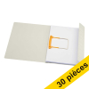 Offre : 3x Jalema Secolor chemise de classement à clip Folio (10 pièces) - gris 234624 - 1