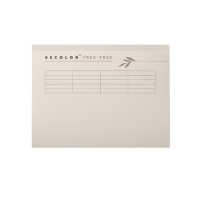 Jalema Secolor Tree Free dossier chemise avec indexage et grand onglet A4 paysage (10 pièces) - gris 234784