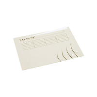 Jalema Secolor sous-chemise lignée avec onglet A4 paysage (25 pièces) - gris 234677