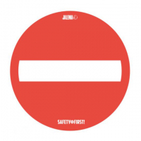 Jalema autocollant de sol "sans passage" pour sols lisses (2 pièces) 234755